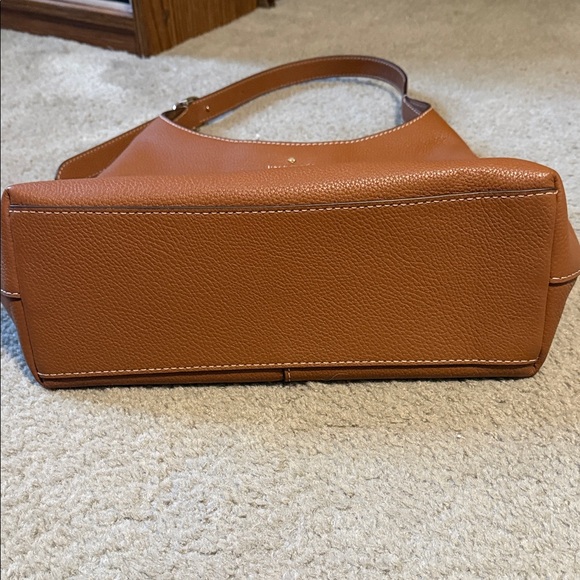kate spade 454 small shoulder bag Cognac Pebbled Leather - Picture 3 of 9